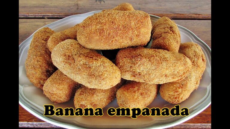 Banana empanada frita na airfryer